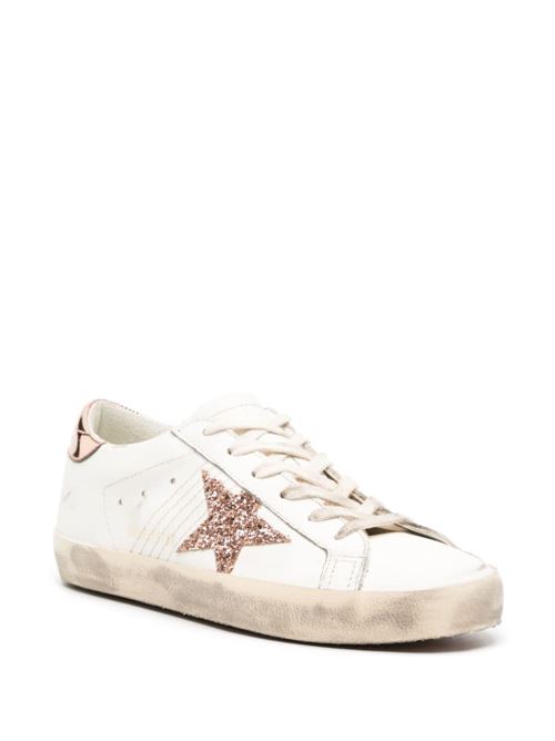 White calf leather distressed sneaker Golden Goose | GWF00101F00535411705